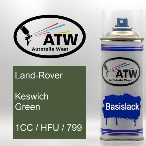 Land-Rover, Keswich Green, 1CC / HFU / 799: 400ml Sprühdose, von ATW Autoteile West.